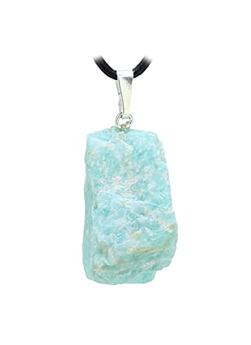 Amazonit Kettenanhänger 925er Silberöse