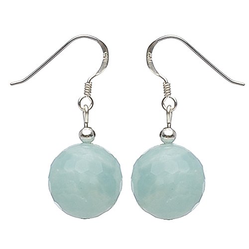 Ohrringe Ohrhänger aus echtem Amazonit 925 Silber