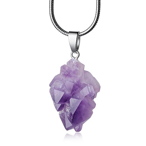 Kette mit Anhänger aus Amethyst