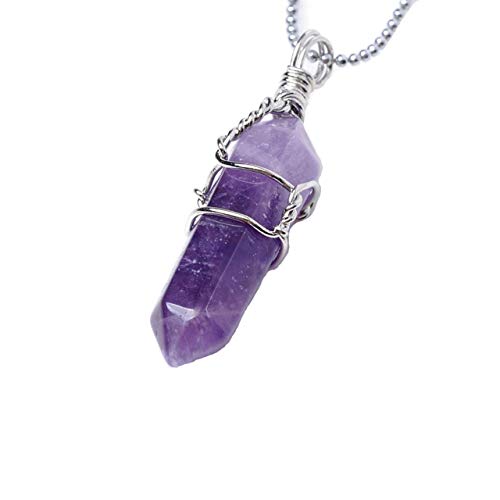 Amethyst Hexagon Anhänger