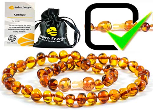 Bernsteinkette 100% baltischer Bernstein, beste Qualität
