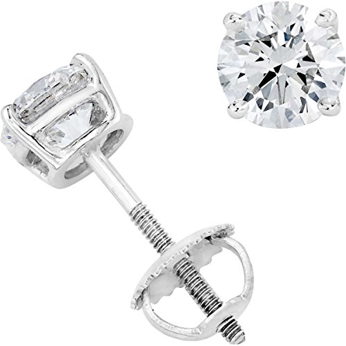 Solitär Diamant Ohrstecker, 1ct. Top Qualität aus Deutschland