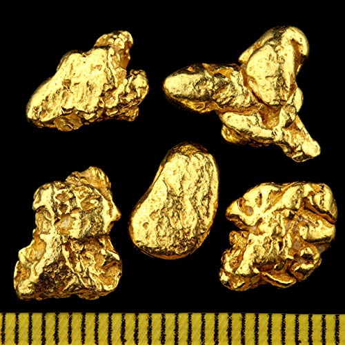3 Gramm echte XXL Goldnuggets aus Alaska mit 5-12 mm