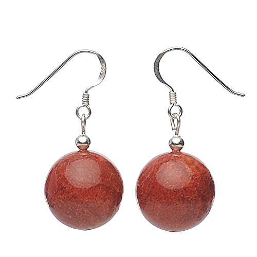 Ohrhänger aus echter Koralle