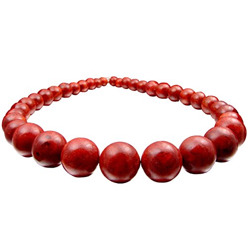 Collier aus Korallen mit 925 Silberverschluss