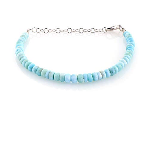 Larimar Perlenarmband