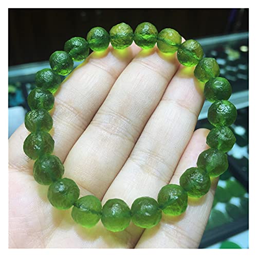 Moldavit Armband, 8mm Kugeln