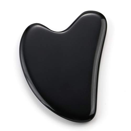 Obsidian Herz-Form Massagesteine