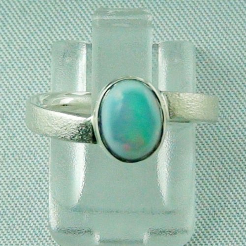 925er Sterling Silber Damenring mit 0,82 ct Welo Opal