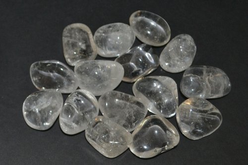 Bulk Güteklasse A Trommelstein Quarz 1/2 Pfund