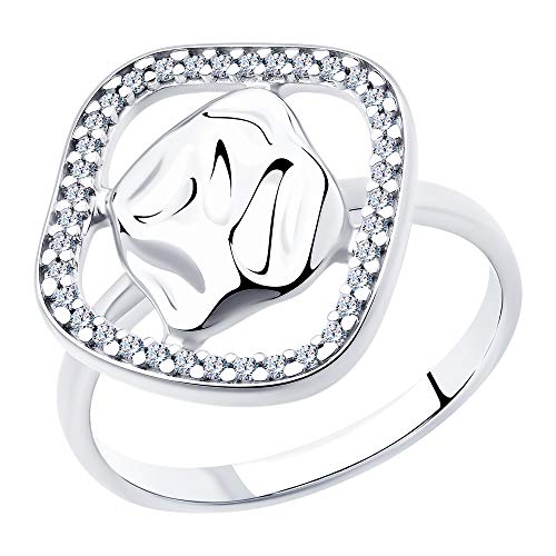 Sterling-Silber Ring im Silber-Nugget