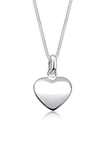 Elli Halskette Damen Herz Anhänger in 925 Sterling Silber