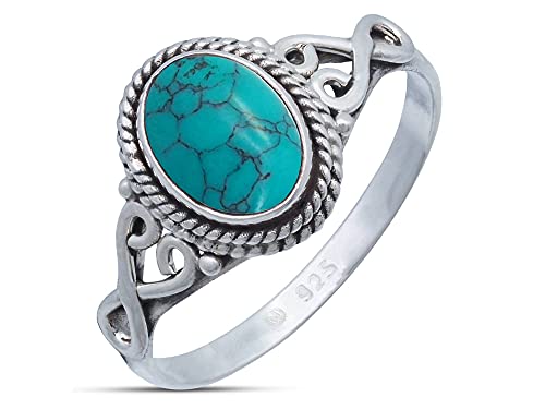 Silber aus 925 Sterlingsilber mit Türkis