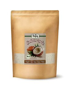 Biojoy BIO-Kokosraspeln, ungesüßt und ungeröstet Kokosflocken mittelgroß, 1kg