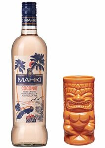MAHIKI Coconut Rum inkl. gratis Tiki Becher orange, 0,7 Liter