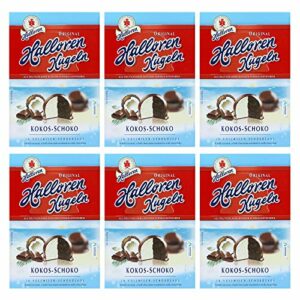Original Halloren Kugeln Kokos-Schoko, 6 x 125g