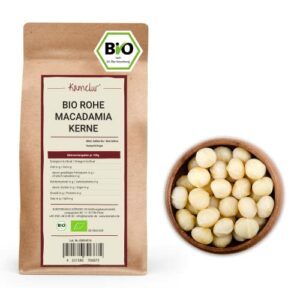 BIO Macadamianüsse in Rohkostqualität, 1kg