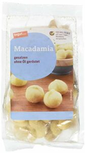 Macadamianüsse gesalzen und ohne Öl geröstet, 100g