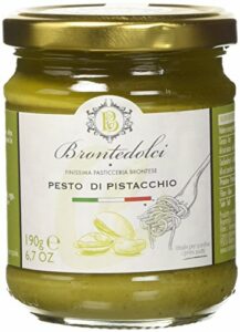 Brontedolci, Pistazienpesto ELITE aus Sizilien mit 55% Pistazien, 190g