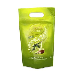 Lindt LINDOR Beutel Pistazie, ca. 80 Kugeln, 1kg