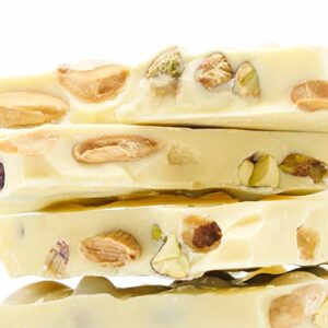 KERNschmelze weiße Bruchschokolade mit Mandeln und Pistazien, 350g