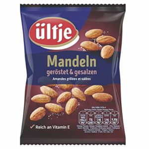 Mandeln, geröstet und gesalzen, 12 x 150g