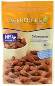 Seeberger Salzmandeln geröstet, 5 x 150g