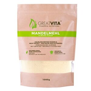 MeaVita Mandelmehl, naturbelassen, blanchiert, 1000g