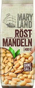 Maryland Röst-Mandeln, geröstet ungesalzen, 400g