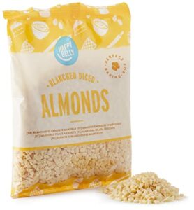 Happy Belly Blanchierte gehackte Mandeln, 200g x 5