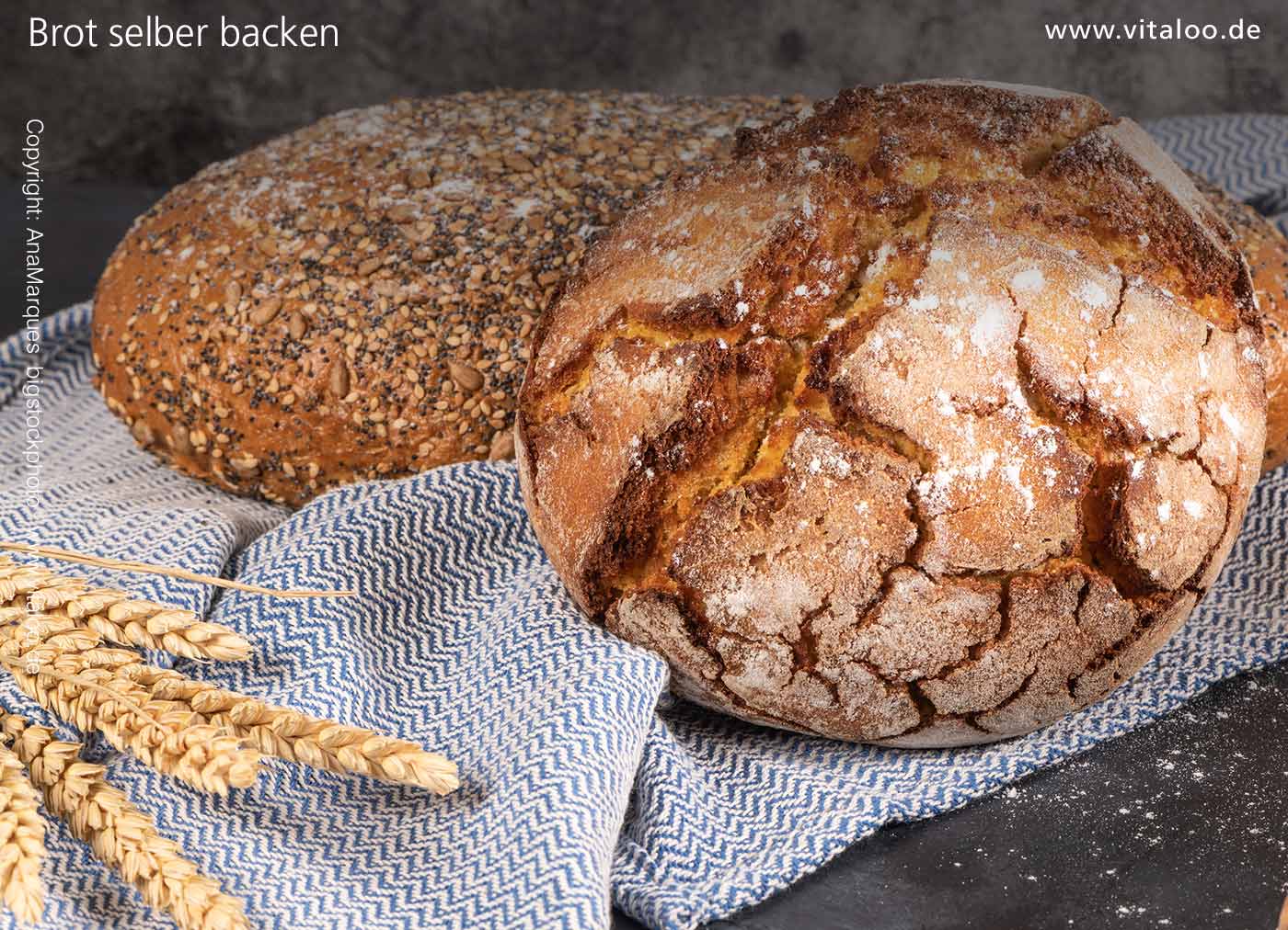 5 gesunde Brotrezepte  – Schnelles Brot zum Nachbacken