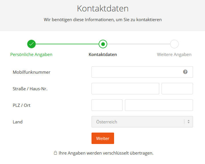 angabe kontaktdaten weltsparen