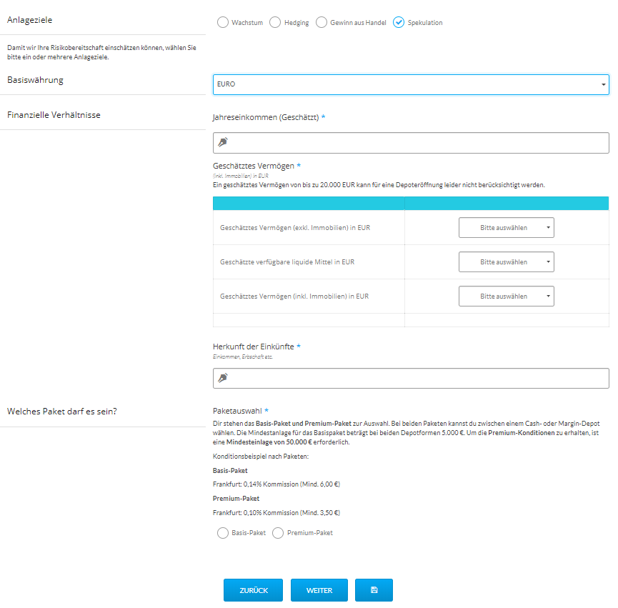 anlageziele vermoegen finograd