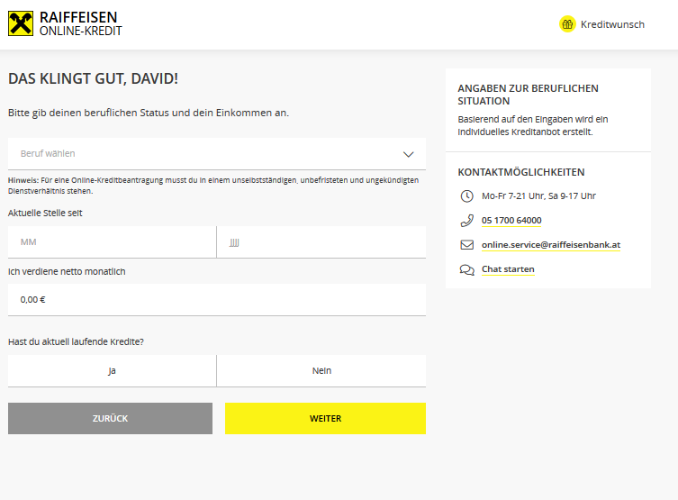berufliche situation