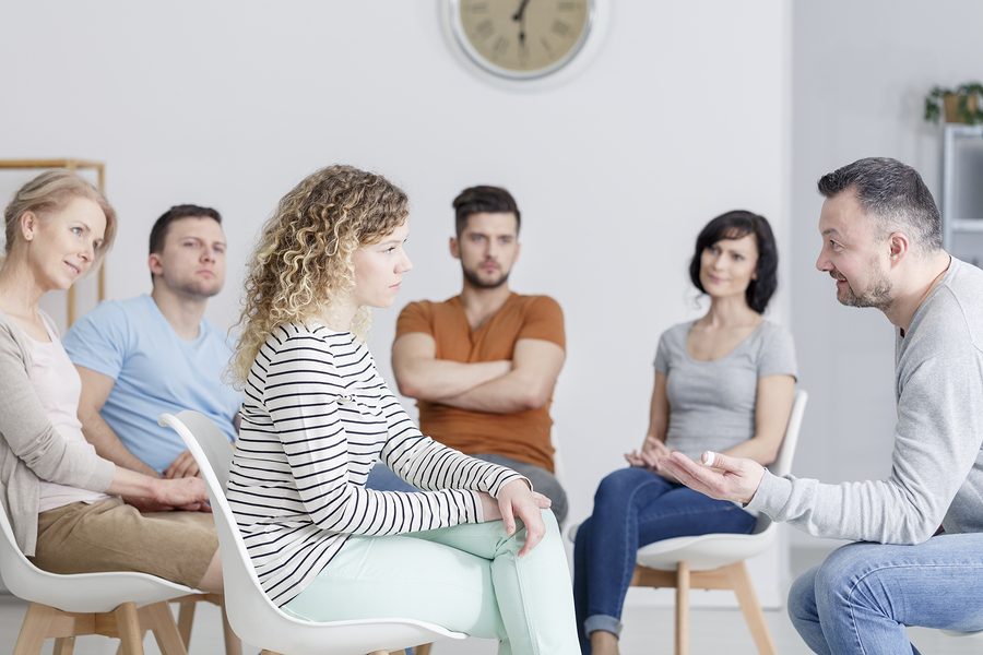 bigstock Coach Talking To Young Woman 203659288