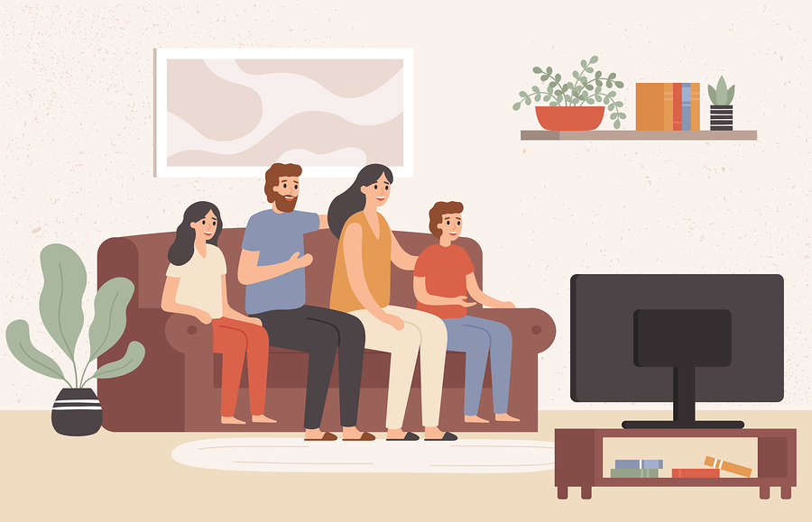 bigstock Family Watching Television Tog 3202523771