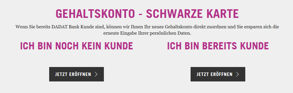 dadat kunde bank angabe