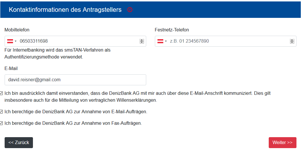 denizbank sparplan kontaktdaten