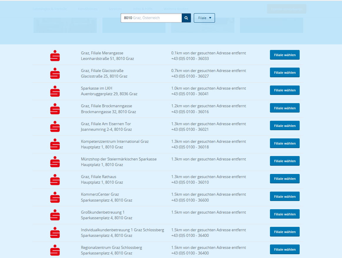 filiale naehe epu smart