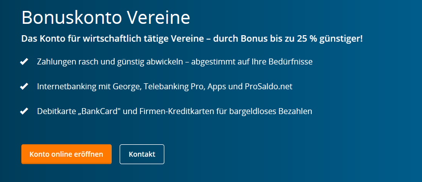 Erste Bank Bonuskonto Vereine -Erfahrung – Test [2021]