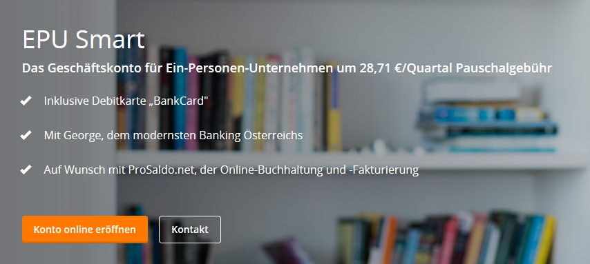 Konto für Ein-Personen-Unternehmen in Österreich: Erste Bank EPU Smart – Test [2021]