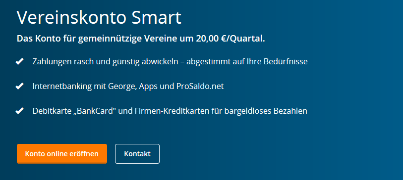 fp vereinskonto smart erste bank