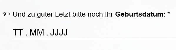 geburtsdatum black white prepaid karte