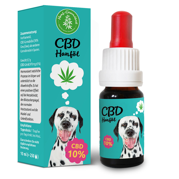 Hanf Gesundheit Hunde 10%