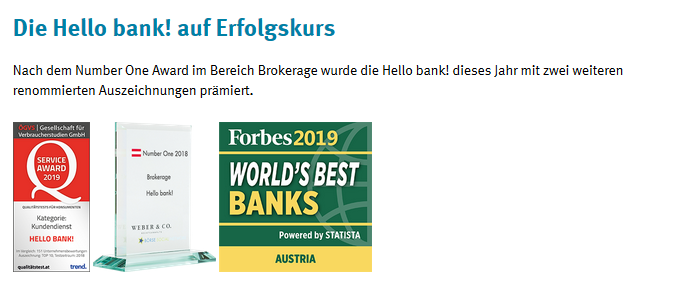 hello bank auszeichnungen