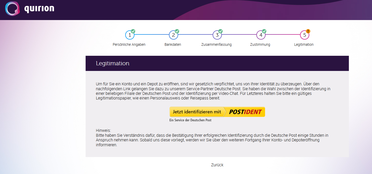 identifizierung quirion