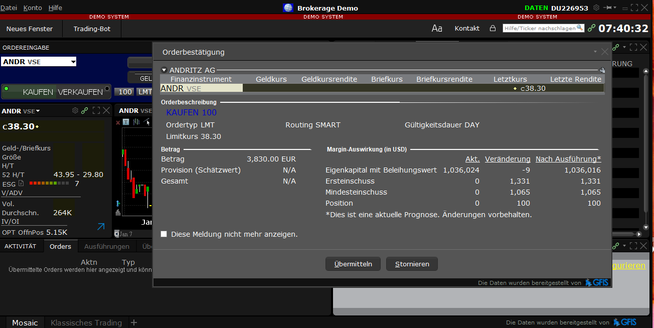 kauforder captrader demokonto 1