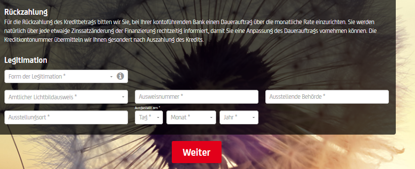 legitimation bank austria wunschkredit