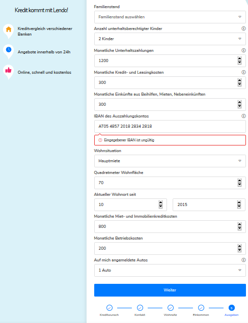 Lendo Kredit Österreich – Anleitung, Test & Erfahrungen – Kreditangebote einholen lendo ausgaben