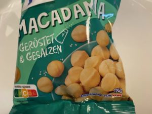 Gesalzene Macadamianüsse